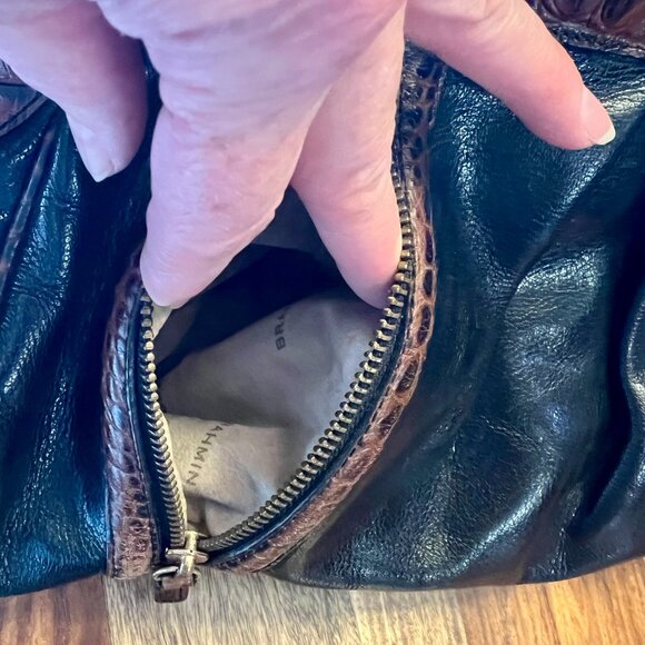 Brahmin Louise Croc Embossed Satchel - Picture 9 of 9